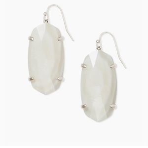 Kendra Scott Esme silver drop earrings